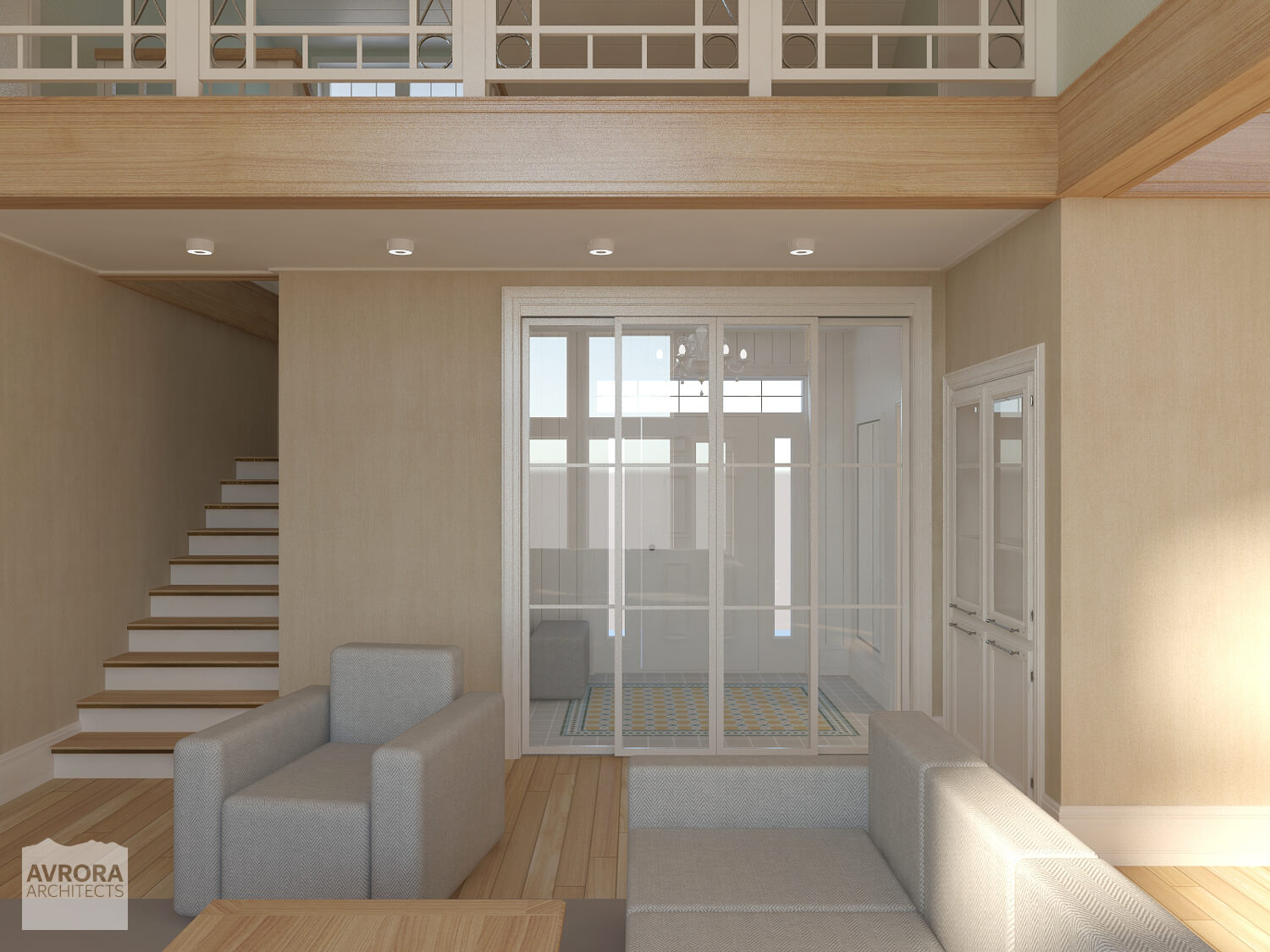 Дизайн интерьера индивидуального жилого дома коттеджа