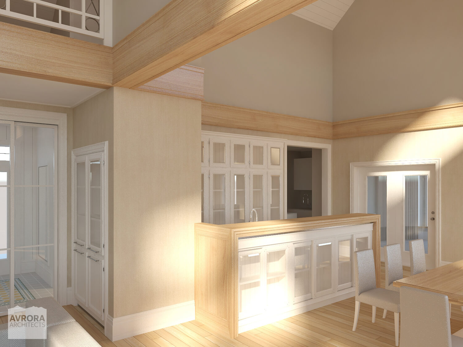 Дизайн интерьера индивидуального жилого дома коттеджа