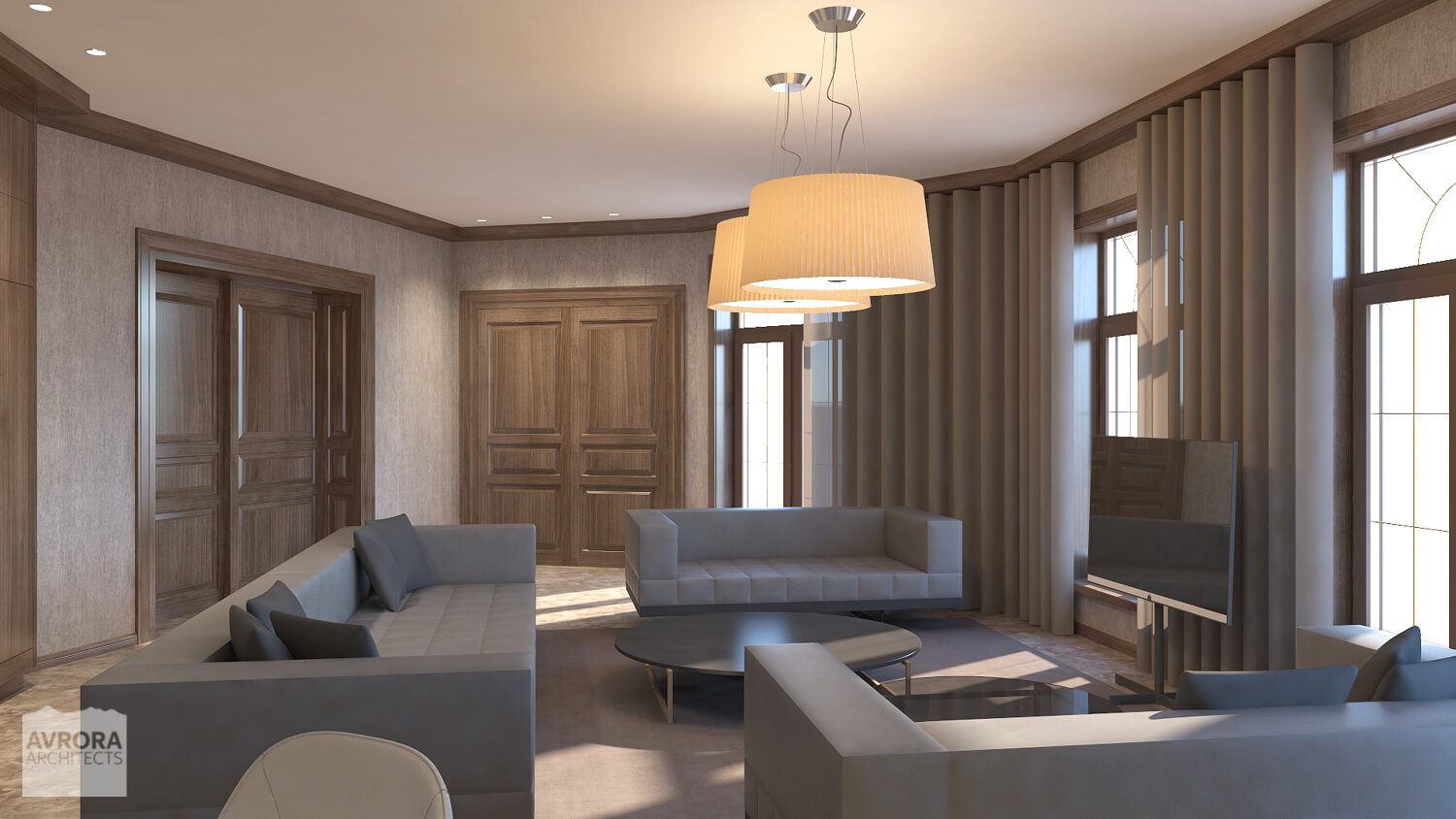 Дизайн интерьера индивидуального жилого дома коттеджа