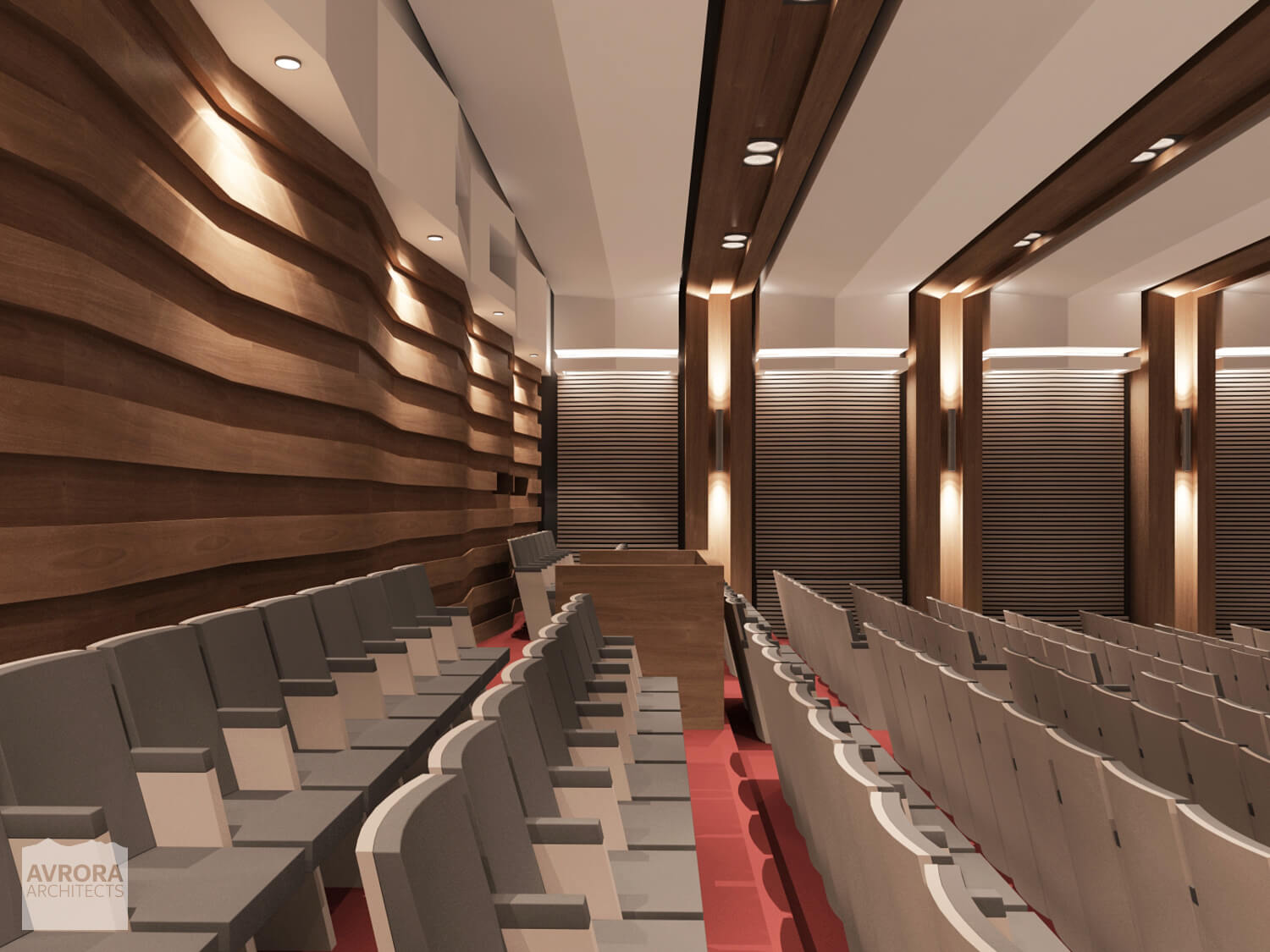 Дизайн интерьера зрительного зала