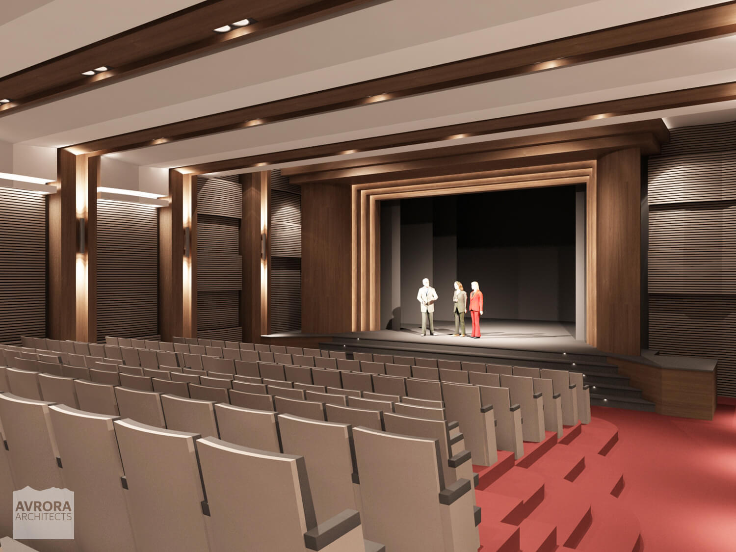 Дизайн интерьера зрительного зала